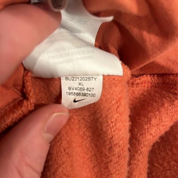 Nike Women's Fleece Jogger Pants Madder Root Size XL - Picture 9 of 9